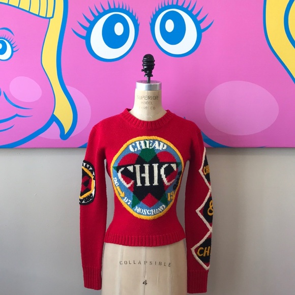 Moschino Sweaters - Moschino Cheap Chic Vintage Sweater
